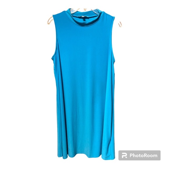Women's Tash and Sophie Sleeveless Turquoise Dress Size‎ XL - Picture 1 of 3